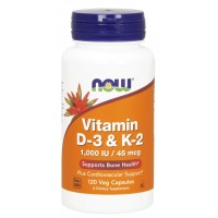 Vitamin D-3 & K-2 120 vcaps / Витамин Д3 и К2