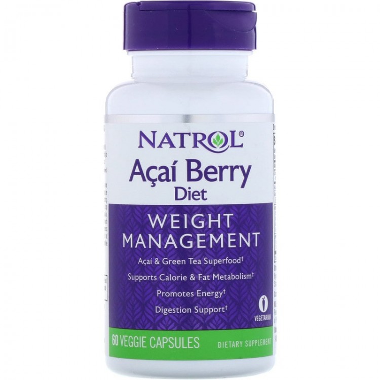 Natrol Acai Berry Diet / Диетические ягоды асаи 60 капсул