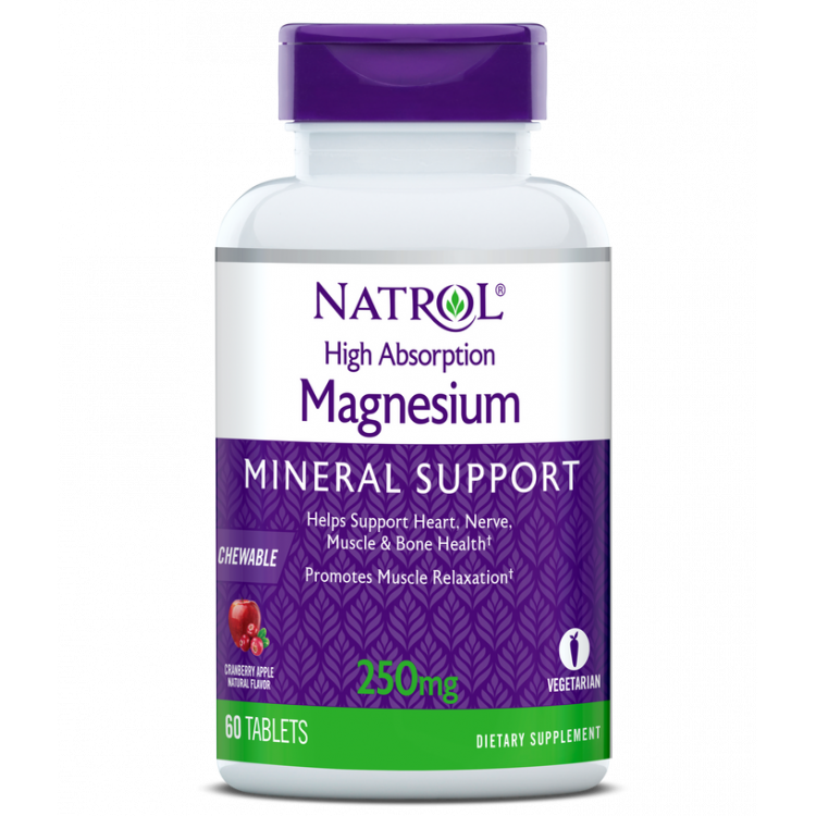 Natrol High Absorption Magnesium 60 таблеток