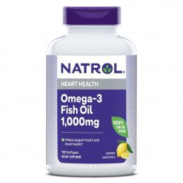 Natrol Omega-3 Fish Oil 1000 mg 150 softgels / Натрол Омега 3  title=