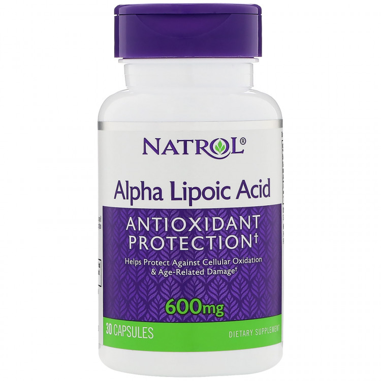 Alpha Lipoic Acid 600 mg 30 caps / Альфа-липоевая кислота