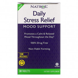 Natrol Daily Stress Relief / Ежедневное средство против стресса 30 таблеток