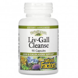 Natural Factors Очищение Liv-Gall 90 капсул