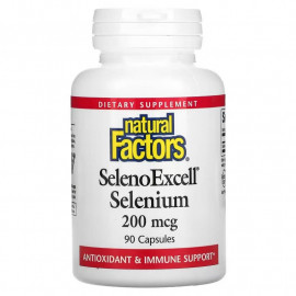 Natural Factors SelenoExcell селен 200 мкг 90 капсул
