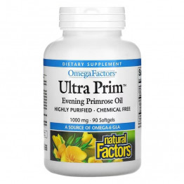 Natural Factors Ultra Prim 1000 мг 90 мягких таблеток