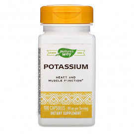 Nature's Way Potassium / Калий 99 мг 100 капсул