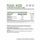 NaturalSupp Folic acid / Фолиевая кислота 60 капсул