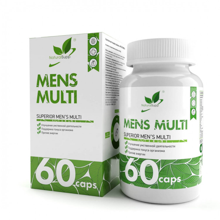 NaturalSupp Men's vitamins / Мужские витамины 60 капсул