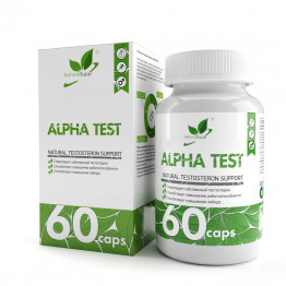 NaturalSupp Alpha test / Альфа Мэн 60 капсул