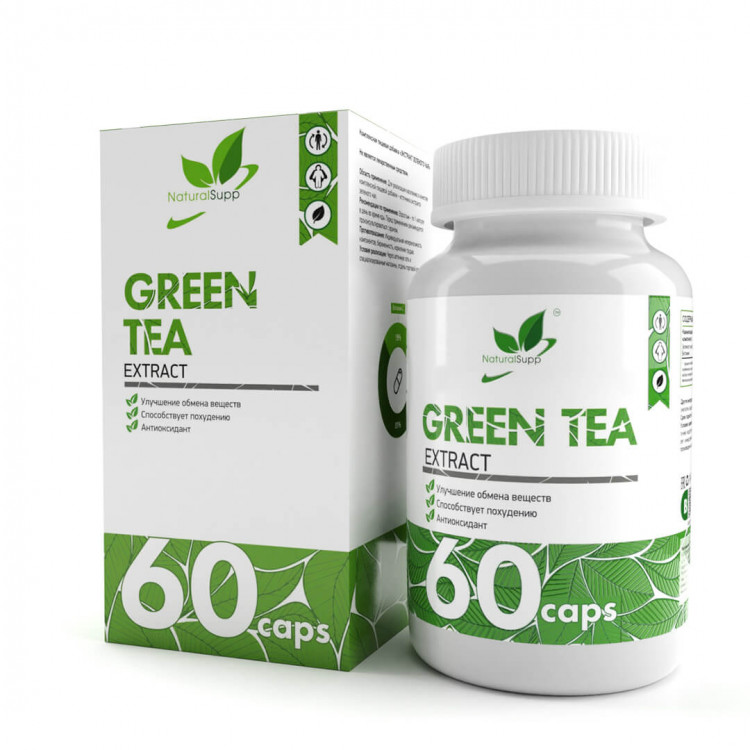 NaturalSupp Green tea extract / Экстракт зеленого чая 60 капсул