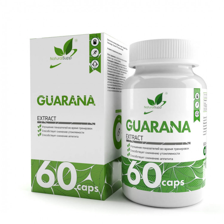 NaturalSupp Guarana extract / Экстракт Гуараны 60 капсул