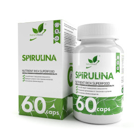 NaturalSupp Spirulina / Спирулина 60 капсул