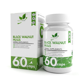 NaturalSupp Black walnut hulls / Скорлупа черного ореха 60 капсул