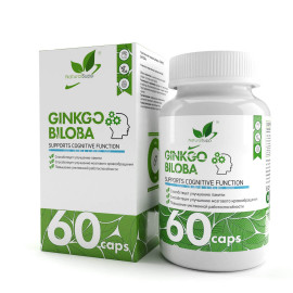 NaturalSupp Ginkgo biloba extract / Гинкго билоба экстракт 60 капсул