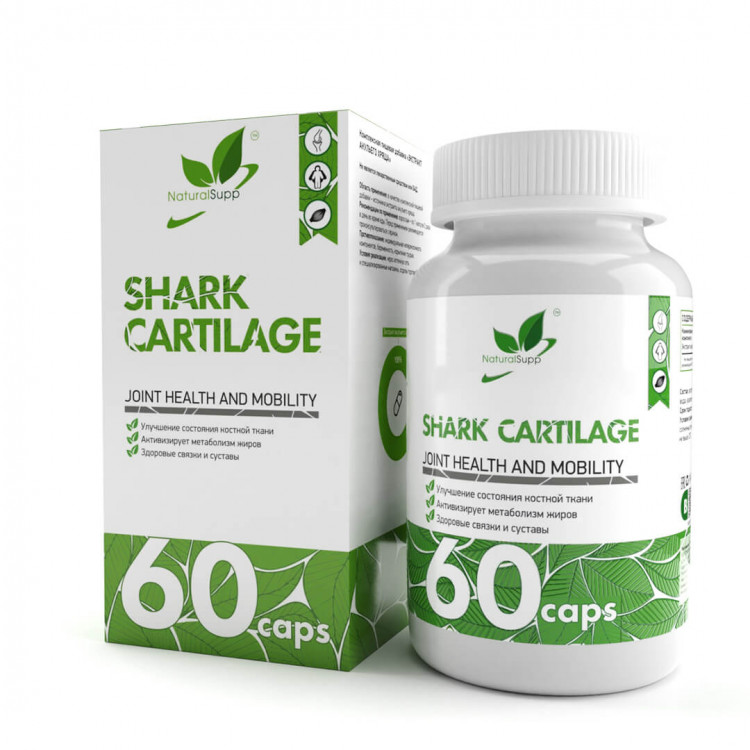 NaturalSupp Shark Cartilage Extract / Экстракт Акульего хряща 60 капсул