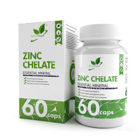NaturalSupp Zinc chelate / Хелат цинка 60 капсул