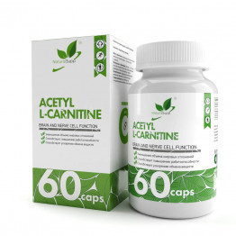NaturalSupp Acetyl Carnitine / Ацетил Карнитин 60 капсул