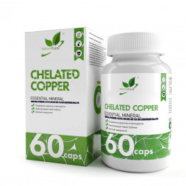 NaturalSupp Copper chelate /  Хелат меди 60 капсул