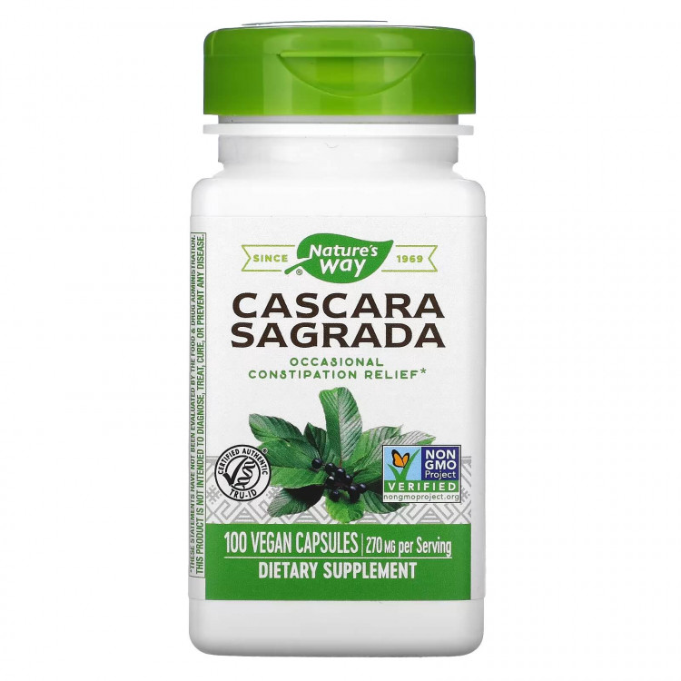 Cascara Sagrada 270 mg 100 vcaps / Каскара Саграда