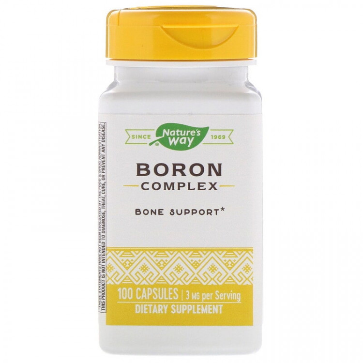 Nature's Way Boron Complex / Борный комплекс 3 мг 100 капсул