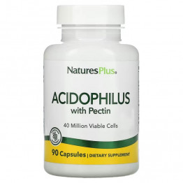 NaturesPlus Ацидофилин с пектином 90 капсул