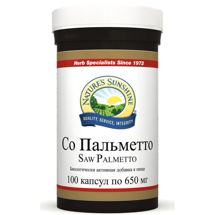 Natures Sunshine Saw Palmetto / Со Пальметто 100 капсул по 650 мг
