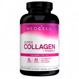Super Collagen + C добавка с коллагеном и витамином C, 250 таблеток