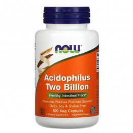 NOW Foods Acidophilus два миллиарда 100 растительных капсул  title=