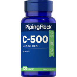Pipingrock Витамин С с шиповником 100 таблеток