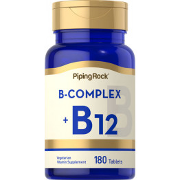 Pipingrock Комплекс витаминов группы B и Витамин B-12 180 таблеток