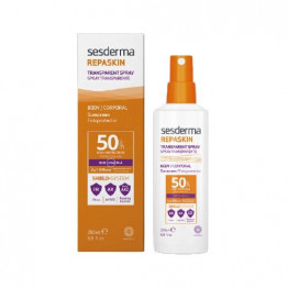 REPASKIN TRANSPARENT SPRAY Body sunscreen SPF 50 – Спрей солнцезащитный прозрачный для тела СЗФ 50, 200 мл  title=