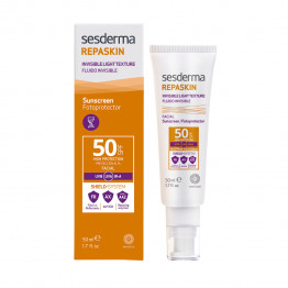 Repaskin Invisible Light Texture Facial sunscreen SPF-50 – Средство солнцезащитное сверхлегкое для лица СЗФ-50 50 мл