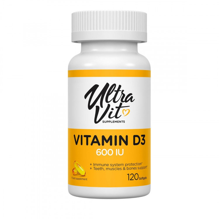 Ultravit Vitamin D3 600 UI 120 softgels / Витамин Д3