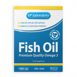 VP Laboratory Fish Oil 1000 мг 60 капсул / Рыбий жир  title=