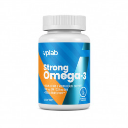 VPLab Strong Omega-3 / Омега-3 1000 мг 60 капсул  title=