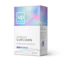 VP Laboratory Curcumin Vitamin D3 / Куркумин и Витамин Д3 60 капсул