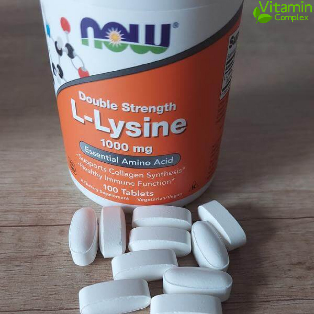 日本に L-リジン1,000mg ナウフーズ 100錠 Now Foods L-Lysine 1000 100 Tablets